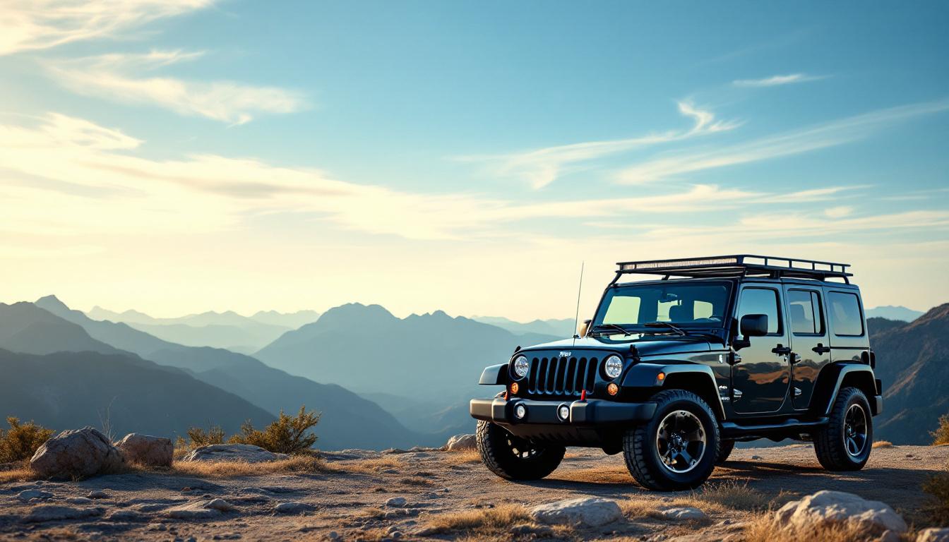 Jeep Wrangler JK lineup showing different trims and configurations