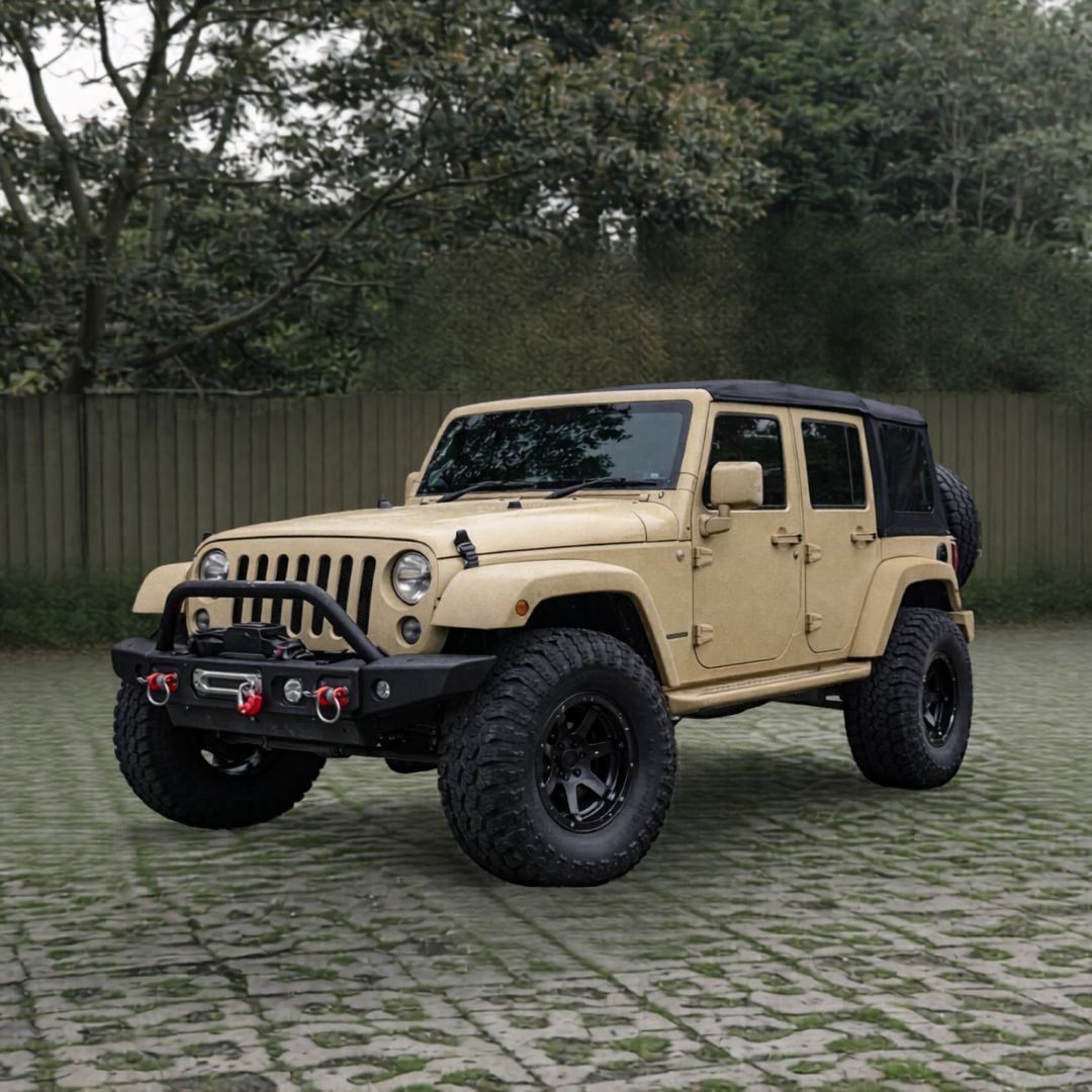 AI render of Allan's JKU build vision - lifted, armoured, Africa-ready daily driver