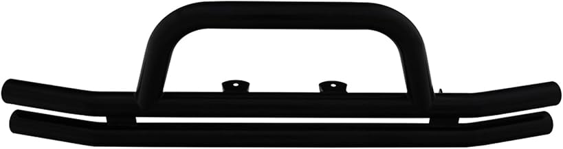 Double Tube Front Bumper for Jeep Wrangler JK/JL | Hoop, Steel, Black | 86620 | Fits 2018-2025 Wrangler JL/JLU / 2007-2018 Wrangler JK/JKU / 2020-2025 Jeep Gladiator JT