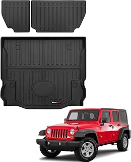 KIWI MASTER Cargo Mat for 2015-2018 Jeep Wrangler JK, OEM Replacement 82214404, Custom Fit All Weath - Amazon product image