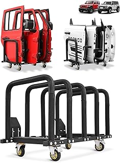 JROAD Upgrade Door Hanger Storage Rack Bracket Holder for 2007-2026 Jeep Wrangle for Jeep JK