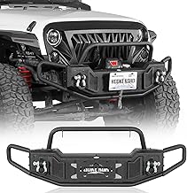 Hooke Road stubby tube bumper with stinger for Jeep JK
