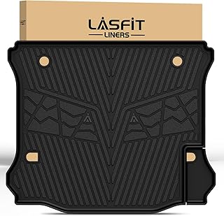 Custom for 2007-2018 Jeep Wrangler JK 4 Door Cargo Mats Trunk Liner All Weather TPE Protection Mat A - Amazon product image